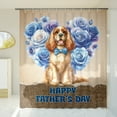 thumbnail image 3 of Cocker Spaniel Proud Dad Happy Father's Day Shower Curtain Cockers Dog Lover Gifts Waterproof Bathroom Bathtub Curtain - 02008, 3 of 5