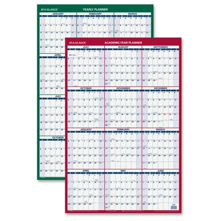 2-sided Vertical Erasable Wall Planner