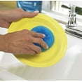 thumbnail image 2 of Poly Mesh Scrubbers Blue, 3/Pack, 2 of 3