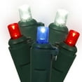 thumbnail image 2 of Vickerman 50 Red-Green Wide Angle LED Light on Green Wire, 25' Christmas Single Mold Light Strand, 2 of 5