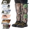thumbnail image 1 of 1 Pair Leg Gaiters Breathable Water-Resistant Fastener Tape Design Adjustable Snow Boot Gaiters Leg Guards for Hunting Climbing, 1 of 7