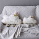 thumbnail image 4 of FELTECHELECTR Almohada de nube sonriente, juguete de peluche, muñecos de peluche, cojín para respaldo de sofá, almohada para sofá, hogar, cama, tamaño S, 4 of 7
