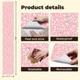 thumbnail image 5 of Peel and Stick Wallpaper Delicate White Floral Soft Pink Wall Mural 17.7in x 9.8ft Self Adhesive Removable Wall Paper Renter Friendly Wallpaper for Nursery Bedroom Cabinets, 5 of 8
