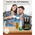 Organic Green Tea Pods for Naturally Caffeinated by (24 Tea Pods