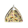 thumbnail image 3 of Lsque Beautiful Bright Birds And Flowers Printed Long Tissue Box Cover Holder, Facial Paper Organizer Dispenser,Triangle with Bottom Belt, PVC Leather Decorative Organizer, 3 of 9