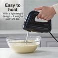 thumbnail image 4 of 5-Speed Electric Hand Mixer with Bowl Rest Compact and Lightweight 215 Watts of Peak Power Black 62511, 4 of 5