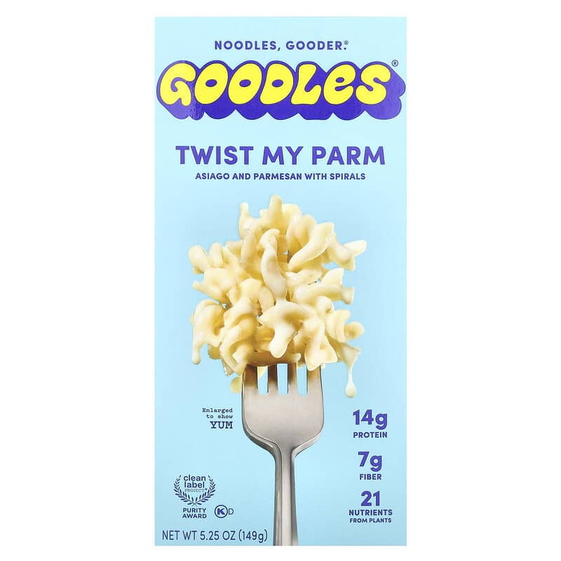 Goodles Mac and Cheese Twist My Parm - 5.25 oz Pack of 4