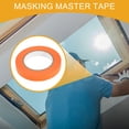 thumbnail image 3 of Cinta de pintor universal Unique Bargains - Cinta de enmascarar para pintura de automóviles DIY sin residuos - Papel crepé naranja de 0.7 pulgadas x 54.7 yardas, 3 of 7