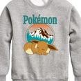 thumbnail image 3 of Pokémon - Eevee Retro Ski - Youth Crew Fleece Sweatshirt, 3 of 5