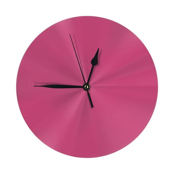 Wall Clocks Fuchsia Rose Decorative for Living Room Kitchen Home Bedroom