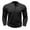 Black, variant on VJATTWR Mens Ringspun Three Button Long Sleeve Shirt, Sizes L