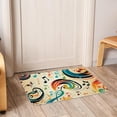 thumbnail image 6 of Note Polyester Non-Slip Machine Washable Office Rug Door Rug Floor Mats, 6 of 6