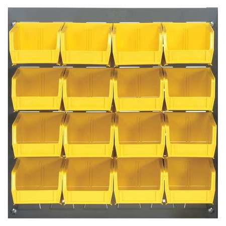 Louvered Rack - QUANTUM STORAGE SYSTEMS QLP-1819-220-16YL Louvered Bench Rack, 18 x 8 x 19In,