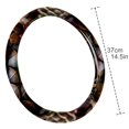 thumbnail image 4 of Pangolin Stylish 14.5 Inch Printing PVC Leather Car Wheel Cover Steering Wheel Covers Auto Accessories, 4 of 6