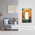 thumbnail image 5 of Balery Deep Yellow Colorful Sunflower for Duplex Wall Plates Kit, Electrical Outlet Covers, Standard Size 1-Gang 5.0" x3.0", Electric Receptacle Plug Covers-Style U, 5 of 6