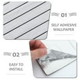 thumbnail image 3 of unbranded Pegatina Decorativa Gris Autoadhesiva Impermeable Para Paredes Protección Humedad, 3 of 8
