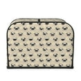 thumbnail image 2 of Balery Pug Dog Face Pattern Oven Cover Kitchen Bread Machine Protector, 4 Slice Toaster Cover for Home, Anti Dust Fingerprint Coaster Cover, 2 of 7