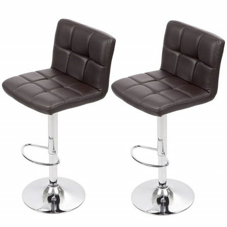 Ergonomic Height Adjustable Backrest Footrest Barstool Chair Kitchen Stool