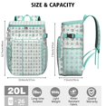 thumbnail image 3 of Ocean Tide and Map Nautical Backpack Cooler, Leakproof Insulated Cooler Bag, Waterproof Lunch Backpack for Marine Lovers, Fishing, Hiking, 3 of 5