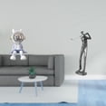 thumbnail image 2 of Figura de escritorio,Estante con estatua de astronauta para decoración de oficina y hogar,Figura decorativa de escritorio de resina para decoración del hogar,Figura de golfista,Estatua de, 2 of 8