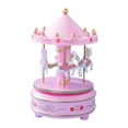 thumbnail image 2 of Juguete Tiovivo Divertida caja de música de plástico de madera Merry-Go-Round, juguete para niños para regalo del Día de San Valentín, 2 of 4