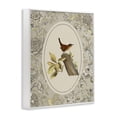 thumbnail image 3 of Stupell Industries Perched Bird & Toile White Framed Giclee Art design by Radhika Modi, 20 x 16, 3 of 8