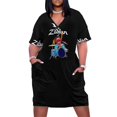 thumbnail image 1 of Vestido de bolsillo suelto Let's Play, vestidos de mujer, vestidos de manga larga, vestido de verano para mujer 2025, vestido de verano suelto, 1 of 6