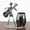 D, variant on PureCasa Metal Pencil Holder with Musician Figure, Desktop Decorative Pencil Holders for Stationery, Elegant Desk Decor, 5.5"x4.7"x2.6", 1 Pack, Electric Guitar