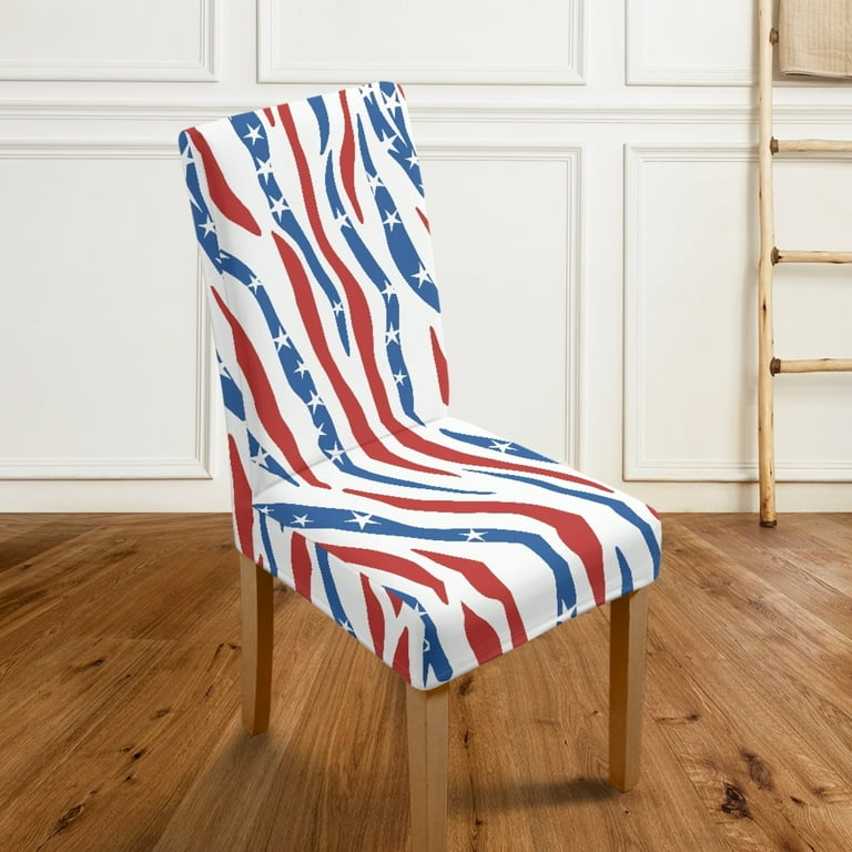 アメリカ　星条旗　Walmart ウォルマート　ソファカバー 155×129 Xoenoiee American Flag Zebra Stripe Print Dining Chair Covers