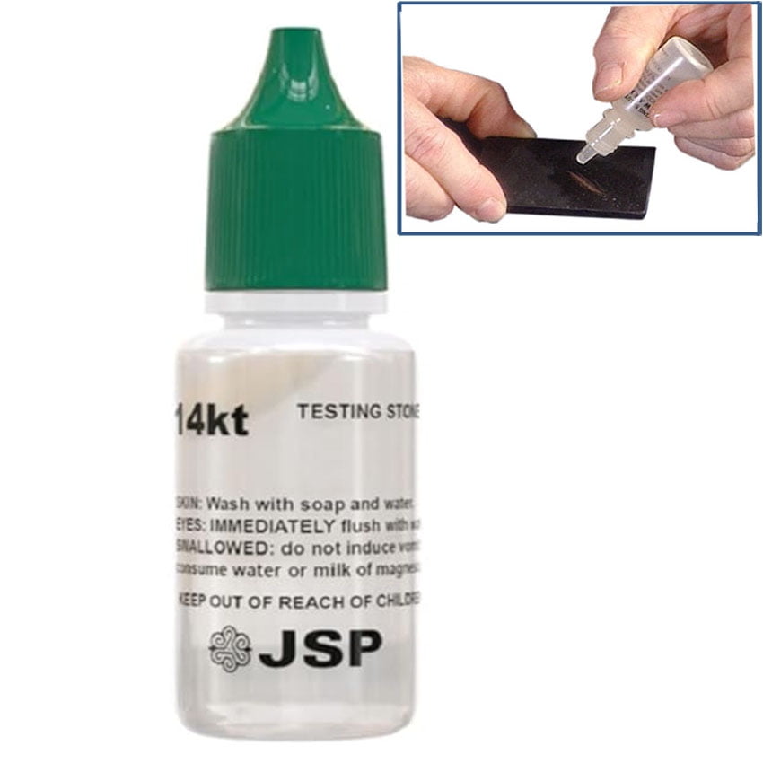 Gold Testing Kit 6x14k 6x18k Solution Acid Test Gold Authenticity Tester USA