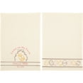 thumbnail image 3 of VHC Brands Sawyer Mill Easter Greetings Chick, Cotton Kitchen Towel Set of 2, 19x28, 3 of 5