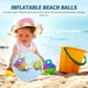 thumbnail image 3 of WORGEOUS Bolas de playa inflables de 12 piezas Bolas de bola inflables inflando en forma de globo, 3 of 8