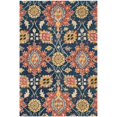 thumbnail image 1 of Safavieh Collection Roslyn ROS565A Tapis en Laine Fait Main Marine et Multi (4 Pieds x 6 Pieds), 1 of 8
