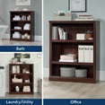 Sauder Select 3 Shelf Bookcase, Select Cherry Finish