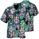 thumbnail image 3 of Camisas hawaianas con estampado 3D de animales y perros para hombres, camisas de playa de manga corta para hombres y mujeres, camisetas de talla grande, camisas, 3 of 4