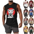 thumbnail image 1 of JDQJBZ Men's Tank Undershirts Summer Solid Color Crew Neck Sleeveless Tops Gym Wear, 1 of 5