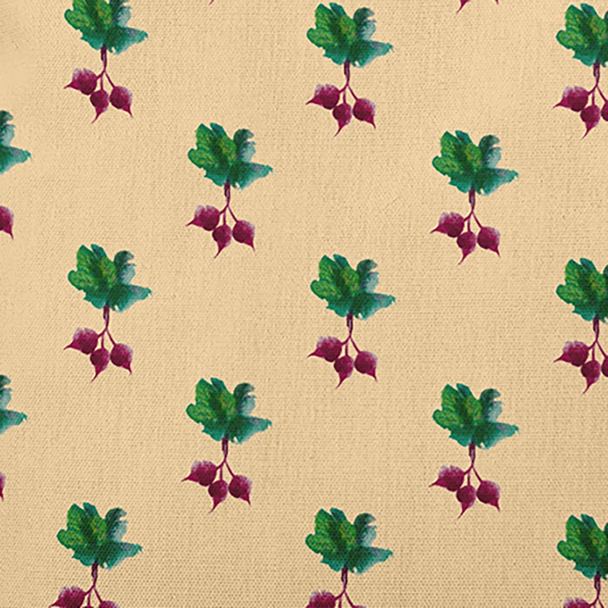20" x 20" Simply Daisy Radishes Pattern Polyester Indoor/Outdoor Pillow, Corn Stalk Qty 1