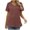 Red, variant on fatyb Womens Tops Summer Lace Short Sleeve Patchwork V Neck Tunic Shirts Casual Pullover Loose Blouses
