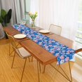 thumbnail image 2 of Yayeee Table Runner 70 inches Long Home Kitchen Dinning Party Decoration, Blue Daisy, 2 of 7
