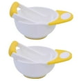 thumbnail image 2 of Nomeni Tableware Baby Food Mash Bowl Baby Food Masher Bowl Set Non Slip Long Bowl Handle Fruit Vegetable Puree Mash Bowl With Grinding Rod Baby Grinding Bowl 2pc, 2 of 9