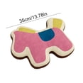 thumbnail image 3 of Almohadón de Peluche del Año del Caballo 13.8 pulgadas, Cojín Decorativo de Algodón, Almohada de Sofá Única con Forma de Caballo para Decoración de Sala, Living, Coche u Oficina, Marrón/Rojo/Azul/Rosa, 3 of 6