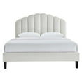 thumbnail image 6 of Modway Daisy Performance Velvet Queen Platform Bed, 6 of 9