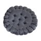 thumbnail image 3 of Cojín con forma de galleta perfecl decoración del hogar cómodo y moderno para el suelo Gris oscuro, 3 of 8