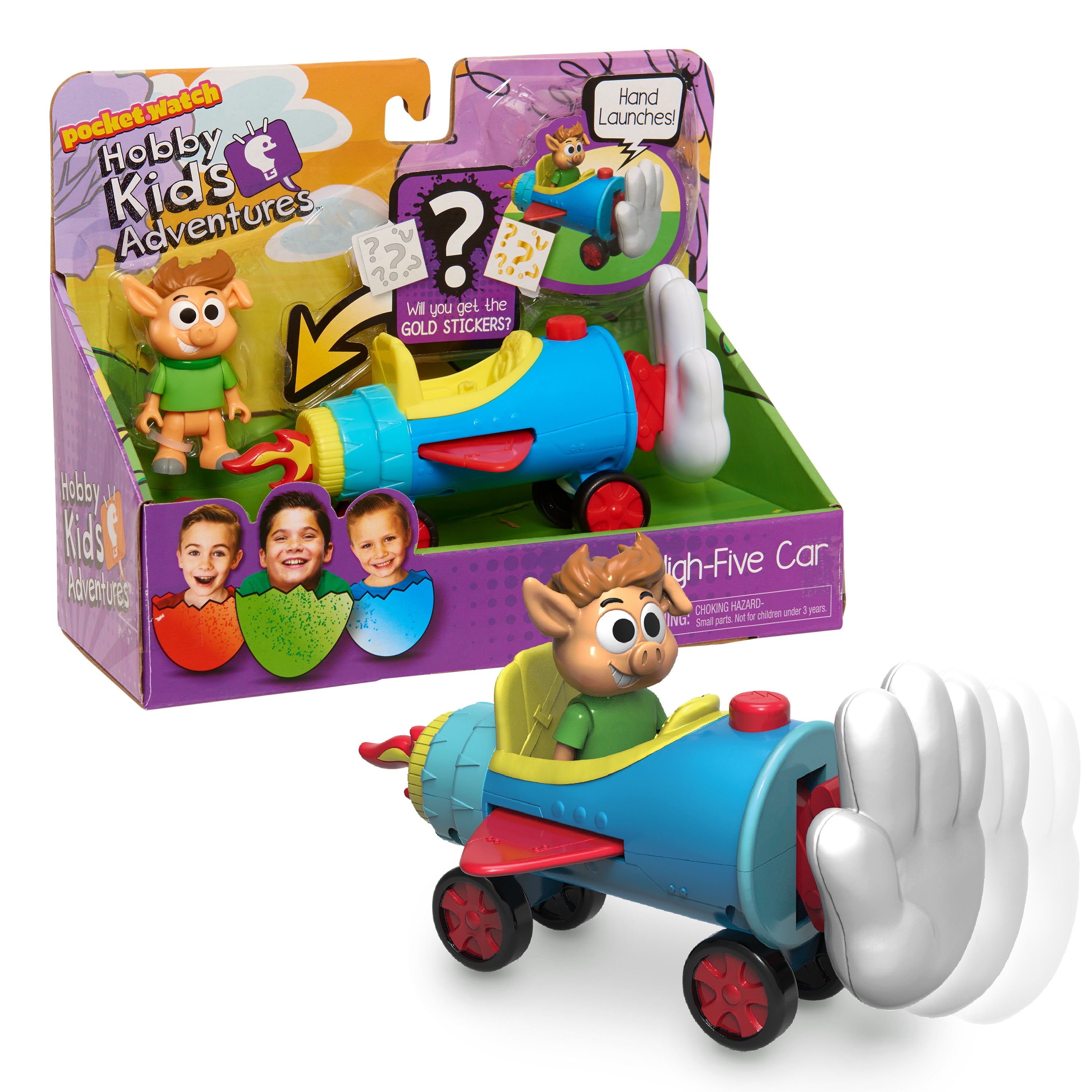 HobbyKids HighFive Car, Kids Toys for Ages 3 Up, Gifts and Presents
