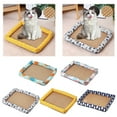 thumbnail image 3 of Natural Pet Mat Cloth Summer Linen Rattan Woven Breathable Square Washable Bed with Edge Dogs Cats Cooling Mat, 3 of 3