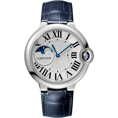 Cartier Ballon Bleu Moonphase Automatic Silver Dial Ladies Watch WSBB
