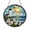 Acrylic 3.5 Inch, variant on Lighthouse by the Sea Stained Glass Suncatcher Window Art, Bright Sun Ocean View with White Daisies Seashell Accents, Coastal Decor