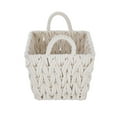 thumbnail image 6 of Better Homes & Gardens Medium White Woven Rope Decorative Storage Basket, 2 Pack, 6 of 12