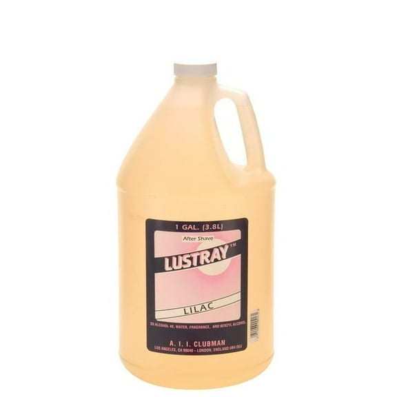LUSTRAY Barber Men Lilac After Shave Lotion Splash 1 Gallon BB-904160