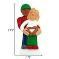 thumbnail image 5 of Ornaments by Elves Personalized Expecting Biracial Couple African-American Dad Ornament 2024 .25lbs, 5 of 10